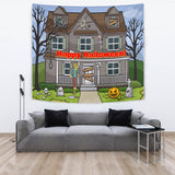 Dare You Enter - Halloween Wall Tapestry - FREE SHIPPING Dare You Enter - Halloween Wall Tapestry - FREE SHIPPING