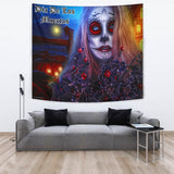 Dia De Los Muertos - Halloween Wall Tapestry - FREE SHIPPING Dia De Los Muertos - Halloween Wall Tapestry - FREE SHIPPING