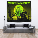 Happy Halloween Design #2 - Halloween Wall Tapestry - FREE SHIPPING Happy Halloween Design #2 - Halloween Wall Tapestry - FREE SHIPPING