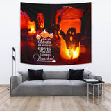 If One Door Closes - Halloween Wall Tapestry - FREE SHIPPING If One Door Closes - Halloween Wall Tapestry - FREE SHIPPING