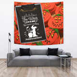 The Witch Is In The House - Halloween Wall Tapestry - FREE SHIPPING The Witch Is In The House - Halloween Wall Tapestry - FREE SHIPPING