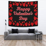 Happy Valentine's Day Design #2 (With Text Surround) Wall Tapestry - FREE SHIPPING Happy Valentine's Day Design #2 (With Text Surround) Wall Tapestry - FREE SHIPPING