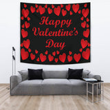 Happy Valentine's Day Design #2 (Without Text Surround) Wall Tapestry - FREE SHIPPING Happy Valentine's Day Design #2 (Without Text Surround) Wall Tapestry - FREE SHIPPING