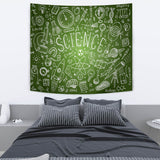 Science Chalkboard Design #1 Tapestry Green - FREE SHIPPING Science Chalkboard Design #1 Tapestry Green - FREE SHIPPING