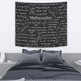 Mathematica Chalkboard Design #1 Wall Tapestry Black - FREE SHIPPING Mathematica Chalkboard Design #1 Wall Tapestry Black - FREE SHIPPING