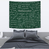 Mathematica Chalkboard Design #1 Tapestry Green - FREE SHIPPING Mathematica Chalkboard Design #1 Tapestry Green - FREE SHIPPING