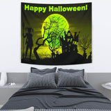 Happy Halloween Design #2 - Halloween Wall Tapestry - FREE SHIPPING Happy Halloween Design #2 - Halloween Wall Tapestry - FREE SHIPPING