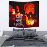 If One Door Closes - Halloween Wall Tapestry - FREE SHIPPING If One Door Closes - Halloween Wall Tapestry - FREE SHIPPING