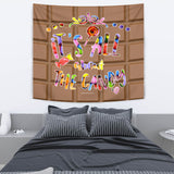 It's All About The Candy - Halloween Wall Tapestry - FREE SHIPPING It's All About The Candy - Halloween Wall Tapestry - FREE SHIPPING