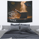 The Witch's Kitchen - Halloween Wall Tapestry - FREE SHIPPING The Witch's Kitchen - Halloween Wall Tapestry - FREE SHIPPING