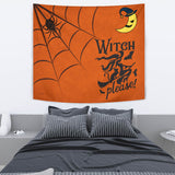 Witch Please - Halloween Wall Tapestry - FREE SHIPPING Witch Please - Halloween Wall Tapestry - FREE SHIPPING