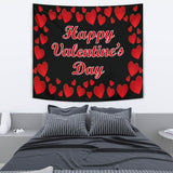 Happy Valentine's Day Design #2 (With Text Surround) Wall Tapestry - FREE SHIPPING Happy Valentine's Day Design #2 (With Text Surround) Wall Tapestry - FREE SHIPPING