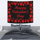 Happy Valentine's Day Design #2 (Without Text Surround) Wall Tapestry - FREE SHIPPING Happy Valentine's Day Design #2 (Without Text Surround) Wall Tapestry - FREE SHIPPING