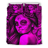 Calavera Fresh Look Design #2 Duvet Cover Set (Pink Easy On The Eyes Rose) - FREE SHIPPING Calavera Fresh Look Design #2 Duvet Cover Set (Pink Easy On The Eyes Rose) - FREE SHIPPING