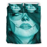 Calavera Fresh Look Design #3 Duvet Cover Set (Ice Blue Aquamarine) - FREE SHIPPING Calavera Fresh Look Design #3 Duvet Cover Set (Ice Blue Aquamarine) - FREE SHIPPING