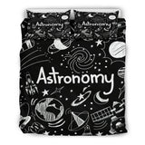 Astronomy Chalkboard Duvet Cover Set (Black) - FREE SHIPPING Astronomy Chalkboard Duvet Cover Set (Black) - FREE SHIPPING