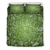 Science Chalkboard Duvet Cover Set (Green) - FREE SHIPPING Science Chalkboard Duvet Cover Set (Green) - FREE SHIPPING