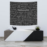 Mathematica Chalkboard Design #1 Wall Tapestry Black - FREE SHIPPING Mathematica Chalkboard Design #1 Wall Tapestry Black - FREE SHIPPING