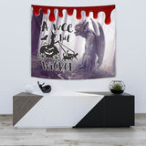 A Wee Bit Wicked - Halloween Wall Tapestry - FREE SHIPPING A Wee Bit Wicked - Halloween Wall Tapestry - FREE SHIPPING