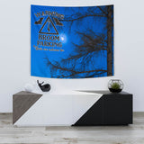 Broom Parking - Halloween Wall Tapestry - FREE SHIPPING Broom Parking - Halloween Wall Tapestry - FREE SHIPPING