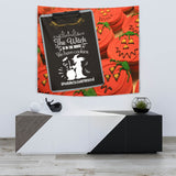 The Witch Is In The House - Halloween Wall Tapestry - FREE SHIPPING The Witch Is In The House - Halloween Wall Tapestry - FREE SHIPPING