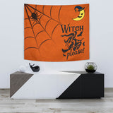 Witch Please - Halloween Wall Tapestry - FREE SHIPPING Witch Please - Halloween Wall Tapestry - FREE SHIPPING