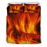 Log Fire Duvet Cover Set - FREE SHIPPING Log Fire Duvet Cover Set - FREE SHIPPING