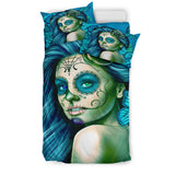 Calavera Fresh Look Design #2 Duvet Cover Set (Turquoise Tiffany Rose) - FREE SHIPPING Calavera Fresh Look Design #2 Duvet Cover Set (Turquoise Tiffany Rose) - FREE SHIPPING
