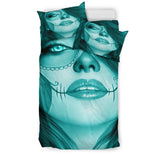 Calavera Fresh Look Design #3 Duvet Cover Set (Ice Blue Aquamarine) - FREE SHIPPING Calavera Fresh Look Design #3 Duvet Cover Set (Ice Blue Aquamarine) - FREE SHIPPING