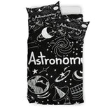 Astronomy Chalkboard Duvet Cover Set (Black) - FREE SHIPPING Astronomy Chalkboard Duvet Cover Set (Black) - FREE SHIPPING