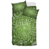 Science Chalkboard Duvet Cover Set (Green) - FREE SHIPPING Science Chalkboard Duvet Cover Set (Green) - FREE SHIPPING