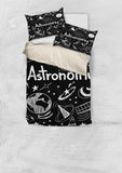 Astronomy Chalkboard Duvet Cover Set (Black) - FREE SHIPPING Astronomy Chalkboard Duvet Cover Set (Black) - FREE SHIPPING