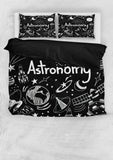Astronomy Chalkboard Duvet Cover Set (Black) - FREE SHIPPING Astronomy Chalkboard Duvet Cover Set (Black) - FREE SHIPPING