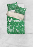 Astronomy Chalkboard Duvet Cover Set (Green) - FREE SHIPPING Astronomy Chalkboard Duvet Cover Set (Green) - FREE SHIPPING