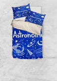 Astronomy Chalkboard Duvet Cover Set (Midnight Blue) - FREE SHIPPING Astronomy Chalkboard Duvet Cover Set (Midnight Blue) - FREE SHIPPING