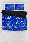 Astronomy Chalkboard Duvet Cover Set (Midnight Blue) - FREE SHIPPING Astronomy Chalkboard Duvet Cover Set (Midnight Blue) - FREE SHIPPING