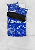Astronomy Chalkboard Duvet Cover Set (Midnight Blue) - FREE SHIPPING Astronomy Chalkboard Duvet Cover Set (Midnight Blue) - FREE SHIPPING