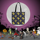Bats & Moons (Grey) Halloween Trick Or Treat Cloth Tote Goody Bag Bats & Moons (Grey) Halloween Trick Or Treat Cloth Tote Goody Bag