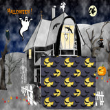Bats & Moons (Grey) Halloween Trick Or Treat Cloth Tote Goody Bag Bats & Moons (Grey) Halloween Trick Or Treat Cloth Tote Goody Bag