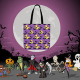 Bats & Moons (Purple) Halloween Trick Or Treat Cloth Tote Goody Bag Bats & Moons (Purple) Halloween Trick Or Treat Cloth Tote Goody Bag