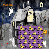 Bats & Moons (Purple) Halloween Trick Or Treat Cloth Tote Goody Bag Bats & Moons (Purple) Halloween Trick Or Treat Cloth Tote Goody Bag