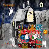 Beware Of Little Monsters Halloween Trick Or Treat Cloth Tote Goody Bag Beware Of Little Monsters Halloween Trick Or Treat Cloth Tote Goody Bag