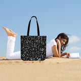 Science Chalkboard Cloth Tote Science Chalkboard Cloth Tote