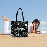 Astronomy Chalkboard Cloth Tote Astronomy Chalkboard Cloth Tote
