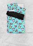 Cute Pandas Design #1 Duvet Cover Set (Blue) - FREE SHIPPING Cute Pandas Design #1 Duvet Cover Set (Blue) - FREE SHIPPING