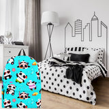 Cute Pandas Design #1 Backpack (Blue) - FREE SHIPPING Cute Pandas Design #1 Backpack (Blue) - FREE SHIPPING