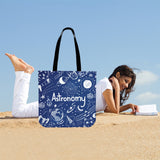 Astronomy Chalkboard Cloth Tote Astronomy Chalkboard Cloth Tote