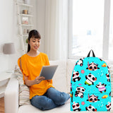 Cute Pandas Design #1 Backpack (Blue) - FREE SHIPPING Cute Pandas Design #1 Backpack (Blue) - FREE SHIPPING