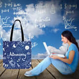 Astronomy Chalkboard Cloth Tote Astronomy Chalkboard Cloth Tote