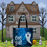 Boo Y'All Halloween Trick Or Treat Cloth Tote Goody Bag Boo Y'All Halloween Trick Or Treat Cloth Tote Goody Bag